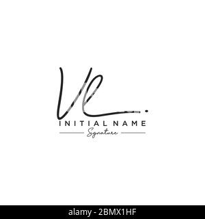 Premium Vector  Vl logo design vector template