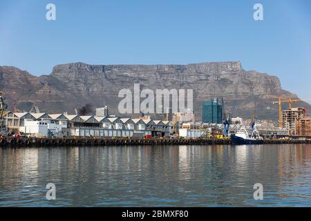 Table Bay Harbour, Cape Town Stock Photo