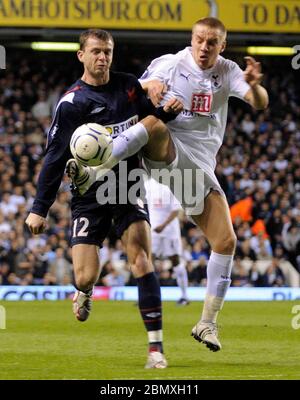 Soccer - UEFA Cup - Round Of 32 - Slavia Prague v Tottenham Hotspur -  Strahov Stadium Stock Photo - Alamy