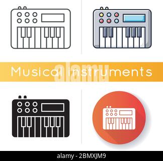 Synthesizer icon Stock Vector