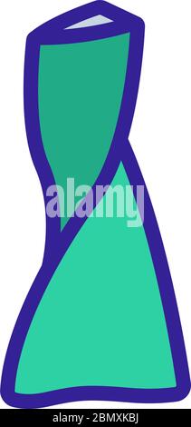 unusual flower vase icon vector outline illustration Stock Vector Image ...