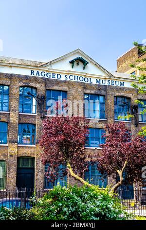 Exterior of Ragged School Museum, Tower Hamlets, London, UK Stock Photo