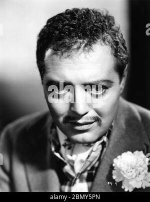 PETER LORRE Publicity Portrait for SECRET AGENT 1936 director ALFRED HITCHCOCK novel W. Somerset Maugham producer Michael Balcon Gaumont British Picture Corporation Stock Photo