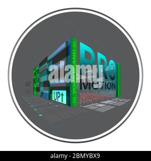 Abstraction the promotion of your brand Stock Vector