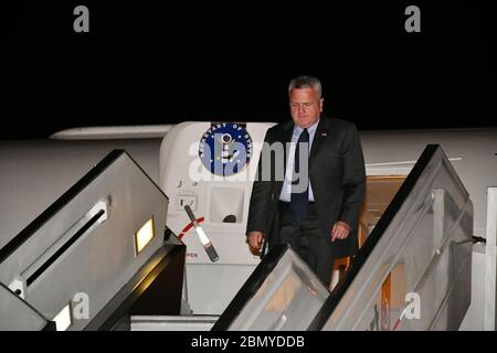 Acting Secretary Sullivan Arrives in Lima for the Eighth Summit of the Americas Acting Secretary of State John Sullivan arrives in Lima, Peru for the Eighth Summit of the Americas on April 11, 2018. Stock Photo