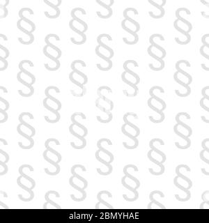 paragraph white symbols seamless vector pattern. Stock vector illustration Stock Vector