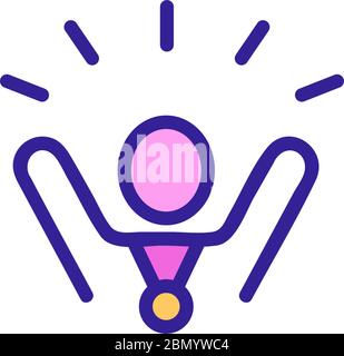 hands with star trophy winner icon Stock Vector Image & Art - Alamy
