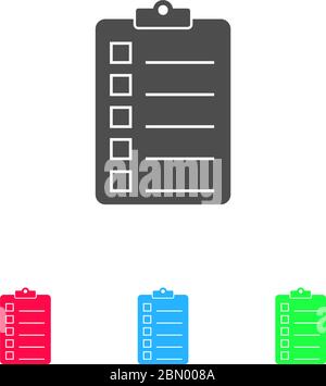 Quality control icon flat. Color pictogram on white background. Vector illustration symbol and bonus icons Stock Vector