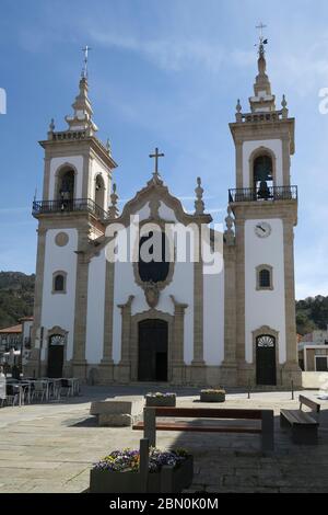Igreja Matriz de Vila Nova de Cerveira church in Vila Nova de Cerveira, Portugal, Europe Stock Photo