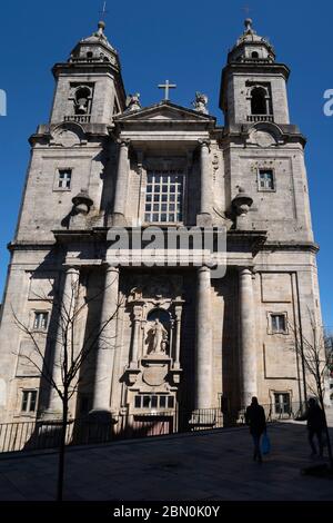 Convent of San Francisco del Valle de Dios in Santiago de Compostela, Galicia, Spain, Europe Stock Photo