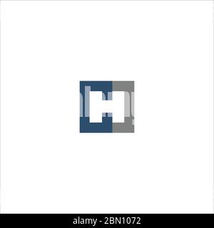 Initial letter hc logo or ch logo vector design template Stock Vector