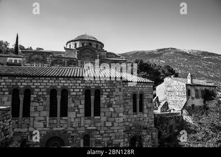 Hosias loukas (St. Luke's Monastery) near Distomo, Greece Stock Photo