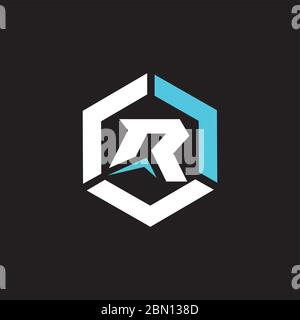Initial letter ra logo or ar logo vector design template Stock Vector