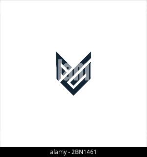 Initial letter fg logo or gf logo vector design template Stock Vector