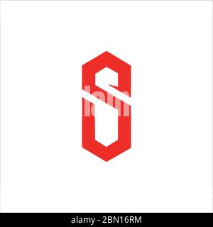 Initial letter is logo or si logo vector design template Stock Vector