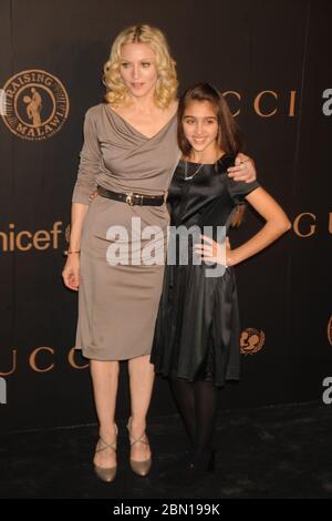 Manhattan, United States Of America. 06th Feb, 2008. NEW YORK - FEBRUARY 06: Madonna and Lordes attend 'A Night To Benefit Raising Malawi & UNICEF', hosted by Madonna and Gucci, at The United Nation in New York City on February 6, 2008 People: Madonna, Lordes Credit: Storms Media Group/Alamy Live News Stock Photo