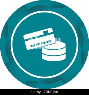 Beautiful Payment method Vector Glyph icon Stock Vector