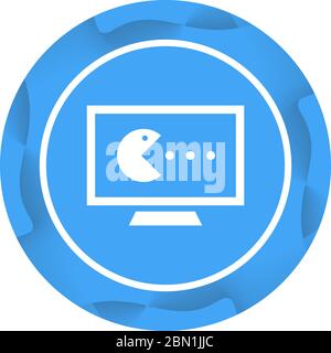 Beautiful Pie chart Vector Glyph icon Stock Vector
