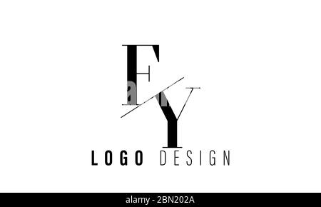 EY Letter Logo. EY YE letter logo. Unique attractive creative modern initial EY YE E Y initial based letter icon logo design. Stock Vector