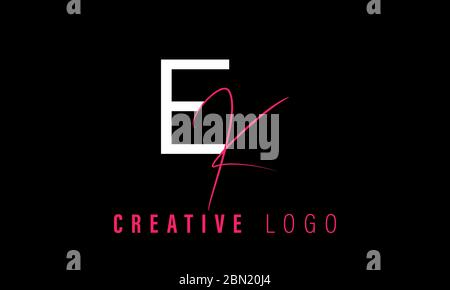 Initial based clean and minimal Logo. EK KE E K letter creative fonts monogram icon symbol. Universal elegant luxury alphabet vector design Stock Vector