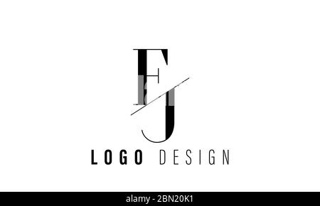 Initial based clean and minimal Logo. EJ JE E KJ letter creative fonts monogram icon symbol. Universal elegant luxury alphabet vector design Stock Vector