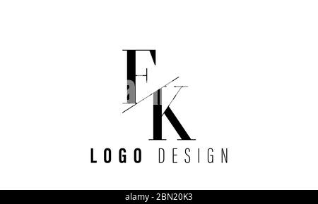 Initial based clean and minimal Logo. EK KE E K letter creative fonts monogram icon symbol. Universal elegant luxury alphabet vector design Stock Vector