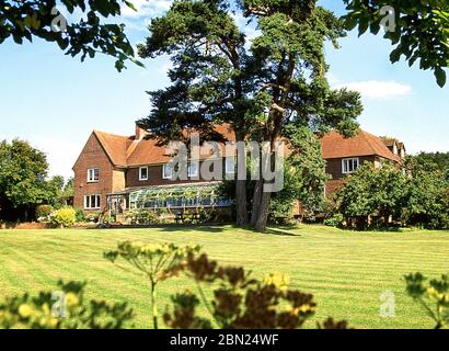 The Home of Gerald Finzi English Composer Church farm in Ashamsworth Hampshire Stock Photo