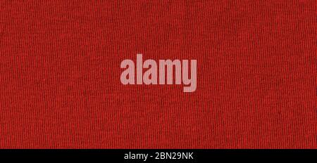 Bright red texture of knit fabric. Red textile background with natural folds. Close-up Stock Photo