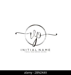Initial VL handwriting logo with circle template vector logo of initial  wedding, fashion, floral and botanical with creative template. 13107979  Vector Art at Vecteezy