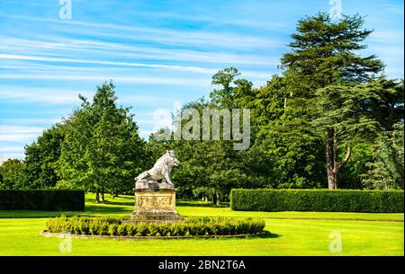 Boar Sculpture at Castle Howard in England Stock Photo