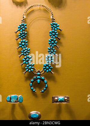 Exhibits of Ethnic Art at the Heard Museum in Phoenix Arizona Stock