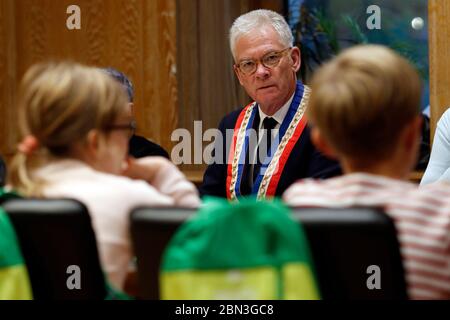 Jean Marc Peillex mayor of Saint-Gervais les Bains. France. Stock Photo