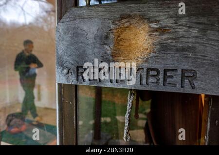 Zen sesshin (retreat) at Le Moulin de Vaux zen center, Sarthe, France. Stock Photo