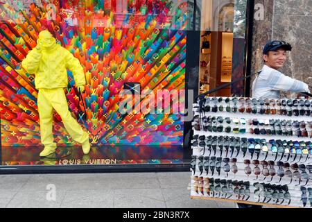 The Louis Vuitton Label Shop in the Shopping Street Dong Khoi in the  District 1. Ho Chi Minh city. Vietnam Stock Photo - Alamy