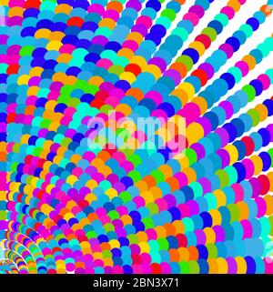 background of colorful spots Stock Vector