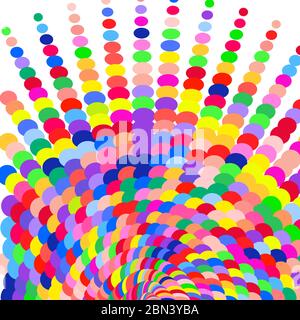 background of colorful spots Stock Vector