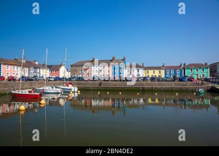 Aberaeron, Ceredigion, Wales, UK Stock Photo