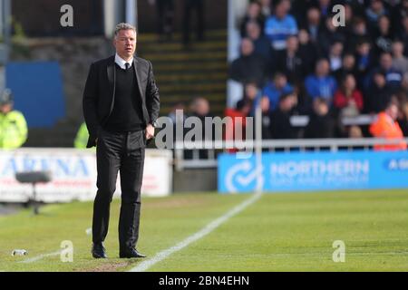 HARTLEPOOL, ENGLAND - Darren Ferguson the Doncaster Rovers Manager during the SKY Bet League 2 match between Hartlepool United and Doncaster Rovers at Victoria Park, Hartlepool on Saturday 6th May 2017 (Credit: Mark Fletcher | MI News) Stock Photo