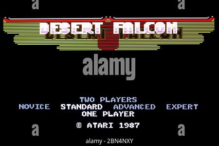 Desert Falcon - Atari 7800 Videgame Stock Photo