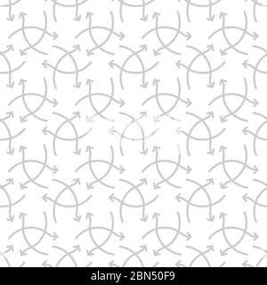 Vector arrows seamless pattern. arrows in different directions. Stock vector illustration Stock Vector