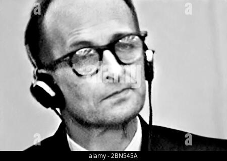 Adolf Eichmann trial in Jerusalem 1961 Stock Photo