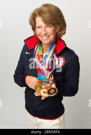 Dallas Texas USA, May 2012: Equestrian Elizabeth 'Beezie' Madden at the Team USA Media Summit in advance of the 2012 London Olympics. ©Marjorie Kamys Cotera/Daemmrich Photography Stock Photo