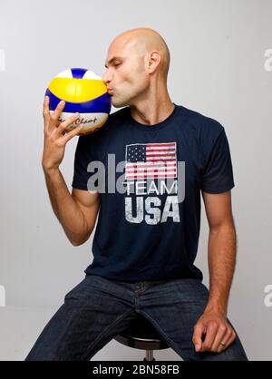 Dallas Texas USA, May 2012: Beach volleyball player Phil Dalhausser at the Team USA Media Summit in advance of the 2012 London Olympics. ©Marjorie Kamys Cotera/Daemmrich Photography Stock Photo