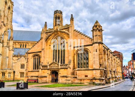 St Michael le Belfrey Church in York, England Stock Photo