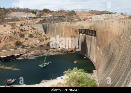 Lake Kariba dam, Zimbabwe Stock Photo