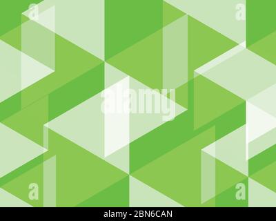 Abstract hexagon and polygon background in UFO green color(bright green evokes lush countrysides).Grid green mosaic geometric design. Stock Vector