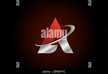 X red metal alphabet letter logo icon for business and company with ...