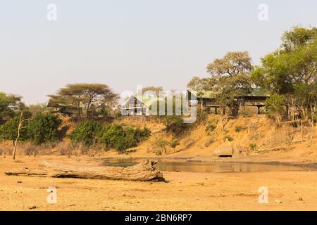 Kavinga Lodge, Zimbabwe Stock Photo