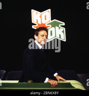 KO - OK,  Quizshow im Vorabendprogramm,  Deutschland 1977 - 1980, Moderator: Hans Rosenthal Stock Photo