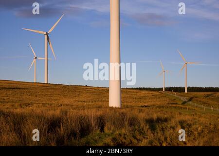 Wind farm at tangy, Kintyre, Argyll Stock Photo